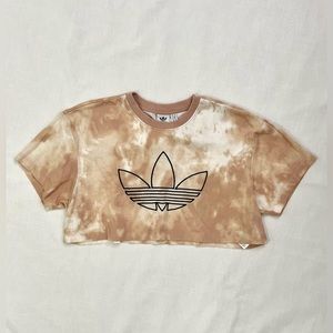 Adidas Originals Beige Crop Top